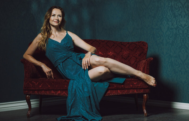 Naiselik fotosessioon